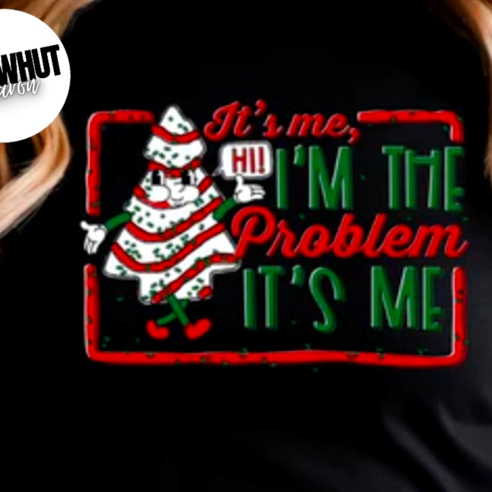 It's Me I'm The Problem Christmas Cake